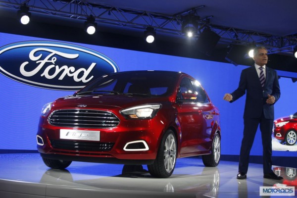 Ford Figo Concept Compact Sedan Auto Expo 2014 (41)