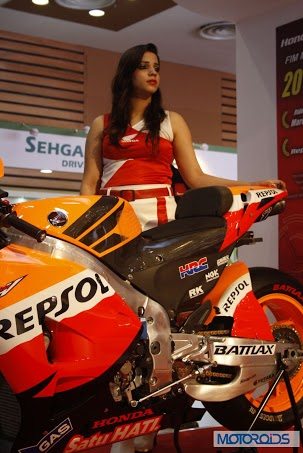 Honda RCV MotoGP motorcycle Auto Expo 2014 (2)