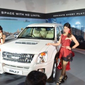 Isuzu Motors MU T Suv Auto expo