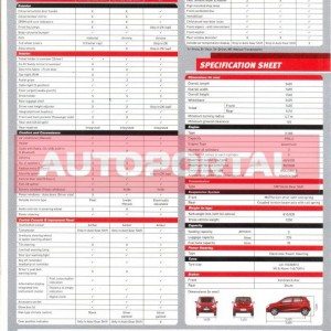 Maruti Celerio official brochure images