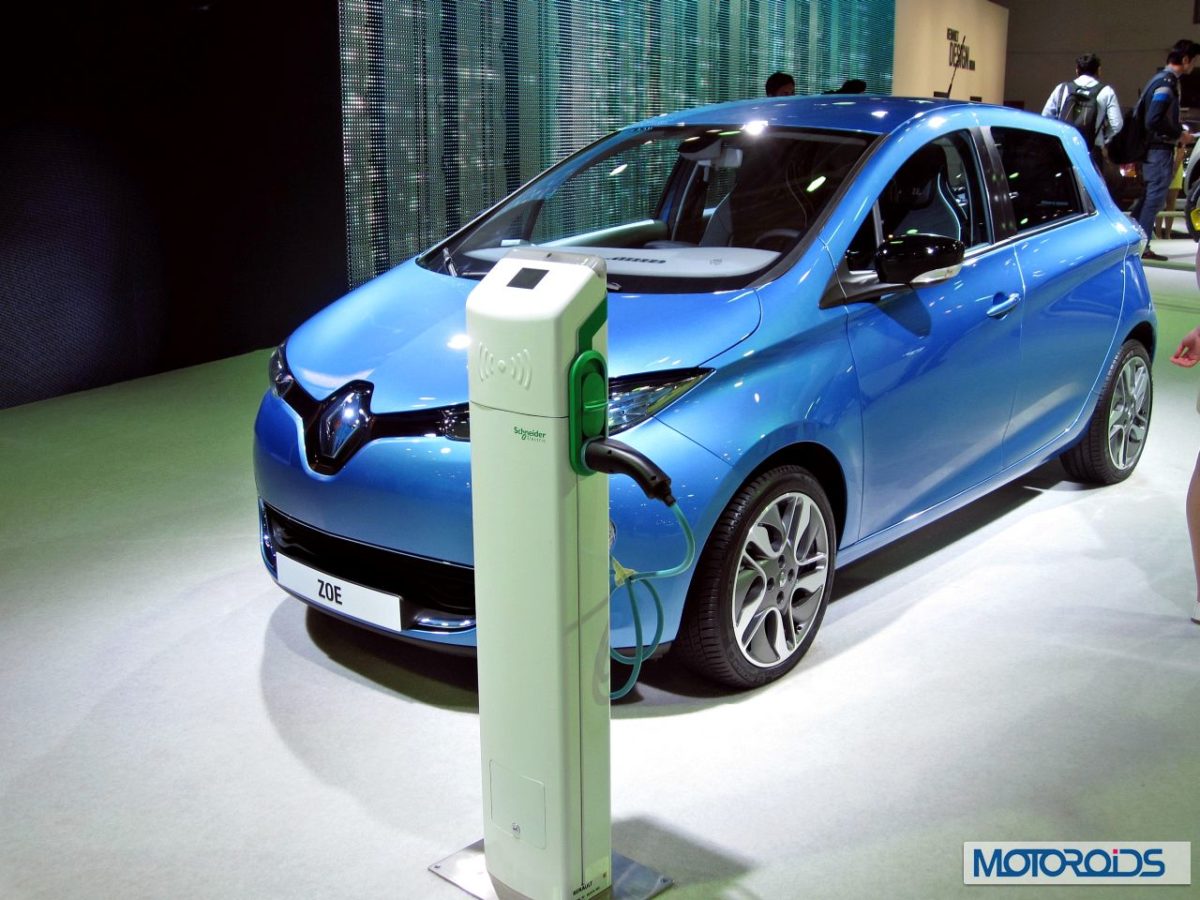 Renault Zoe at Auto expo