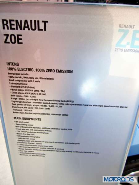 Renault Zoe at Auto expo 2014 (4)