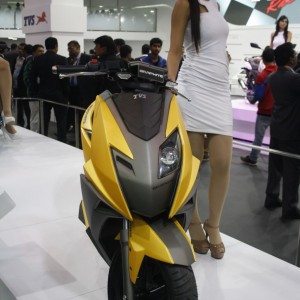 TVS Graphite scooter Auto Expo