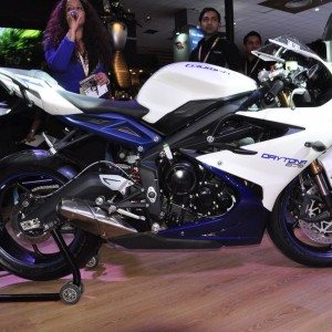 Triumph Motorcycles daytona  at Auto Expo