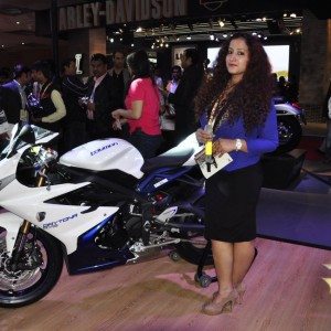 Triumph Motorcycles daytona  at Auto Expo