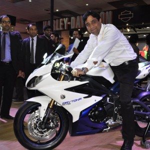 Triumph Motorcycles daytona  at Auto Expo