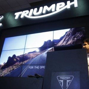 Triumph Motorcycles daytona  at Auto Expo