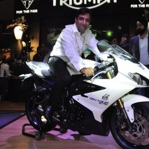 Triumph Motorcycles daytona  at Auto Expo