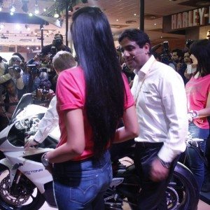 Triumph Motorcycles daytona  at Auto Expo