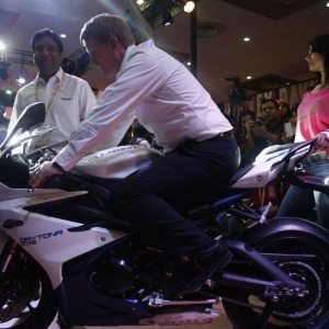 Triumph Motorcycles daytona  at Auto Expo