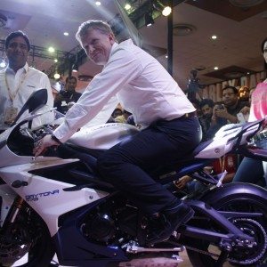 Triumph Motorcycles daytona  at Auto Expo