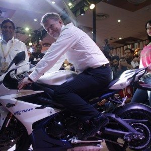 Triumph Motorcycles daytona  at Auto Expo