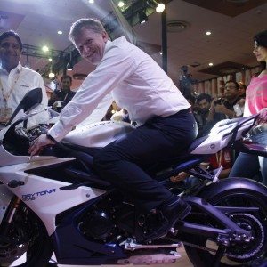 Triumph Motorcycles daytona  at Auto Expo