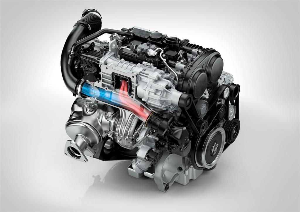 Volvo Concept Estate Drive-E Engine