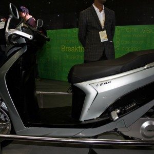 hero Leap electric hybrid scooter