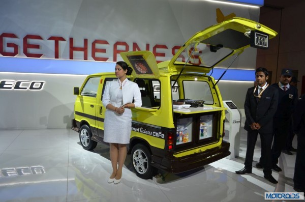 maruti Suzuki Omni licious cafe at Auto Expo 2014)