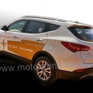 new hyundai santa fe india launch images