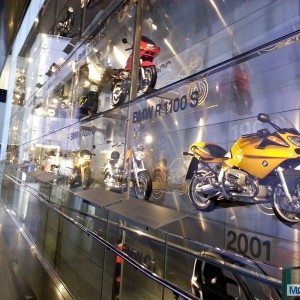 BMW motorcycles showcase in Museum