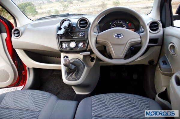 Datsun Go India review interior (23)