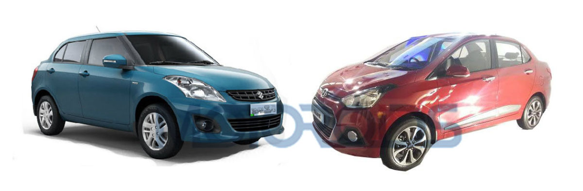 hyundaicent vs maruti swift dzire