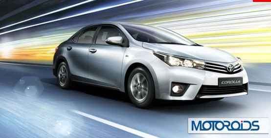 Toyota Corolla India images features launch details