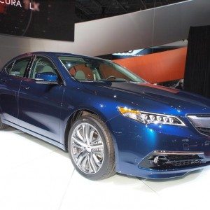 acura tlx new york auto show images