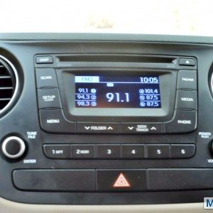 Hyundai Xcent interior