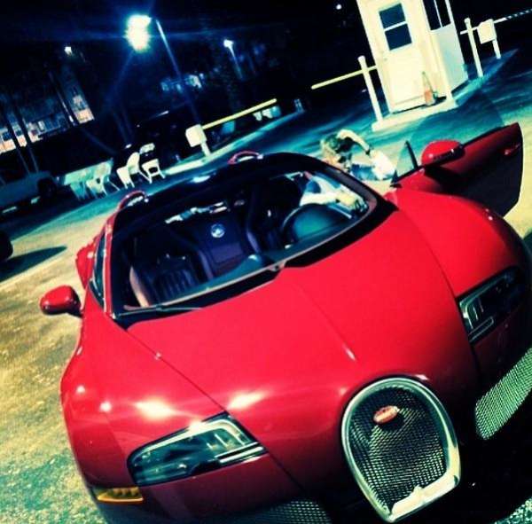 Justin Bieber Bugatti Veyron Grand Sport
