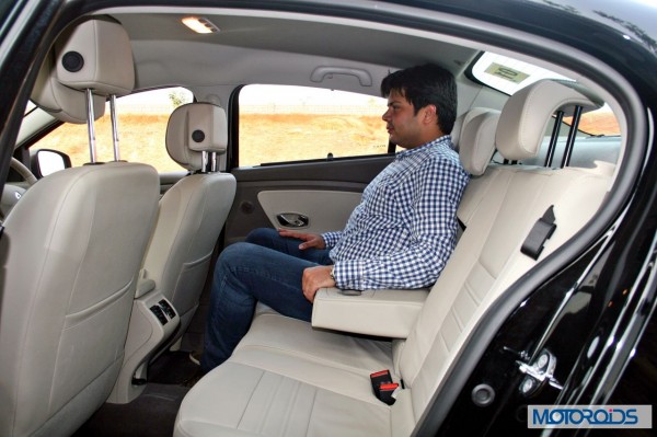 New 2014 Renault Fluence facelift backseat