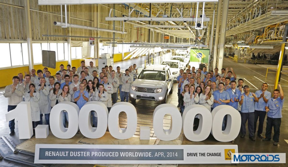 Renault Dacia one millionth Duster rolls out in Brazil