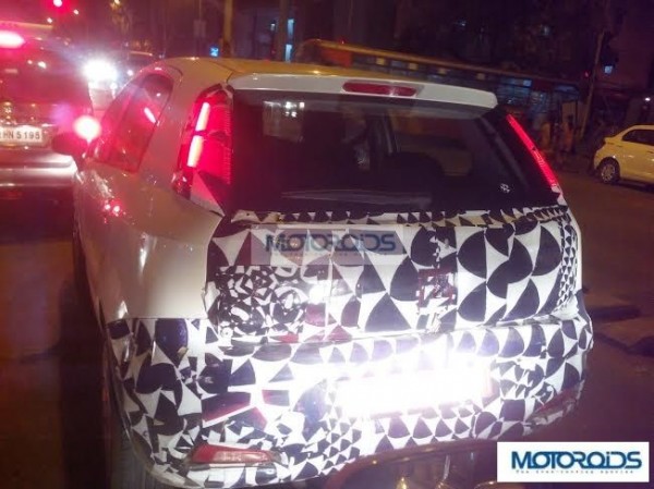 More Fiat Punto facelift images surface; LED taillights exposed!