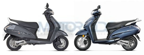 honda activa  vs activa  images