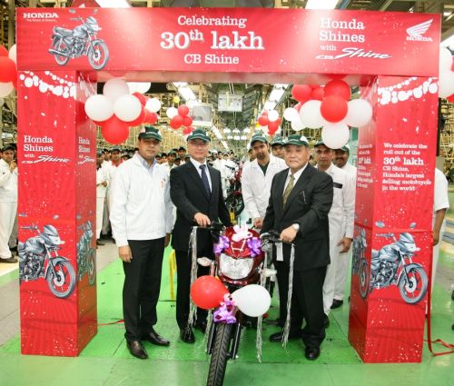 honda cb shine largest selling bike in india