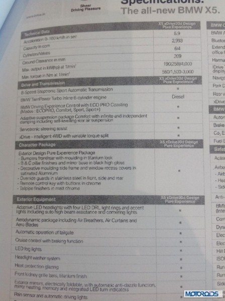 2014 BMW X5 spec sheet (2)