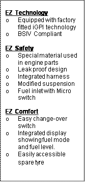 Celerio CNG features