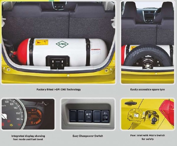 Celerio Green CNG features