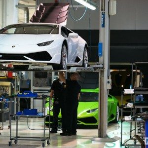 Making of lamborghini Huracan at Sant Agata Bolgna