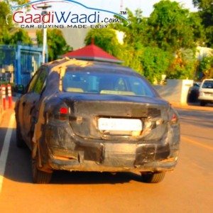 Spied Maruti Ciaz Delhi rear