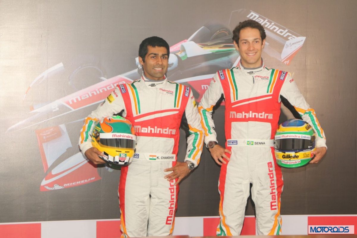 karun Chandhok and Bruno Senna Mahindra Formula E