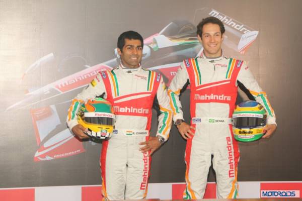 karun Chandhok and Bruno Senna Mahindra Formula E (2)