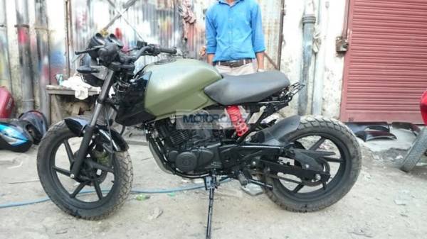 modified bajaj pulsar  scrambler images