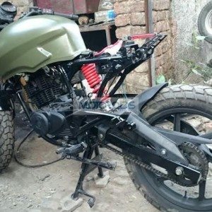 modified bajaj pulsar  scrambler images