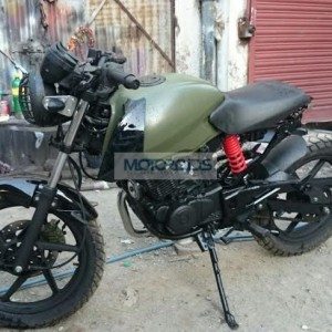 modified bajaj pulsar  scrambler images