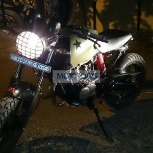 modified bajaj pulsar  scrambler images