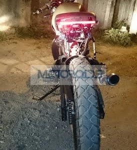 modified bajaj pulsar  scrambler images