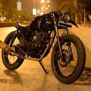 modified bajaj pulsar cafe racer images