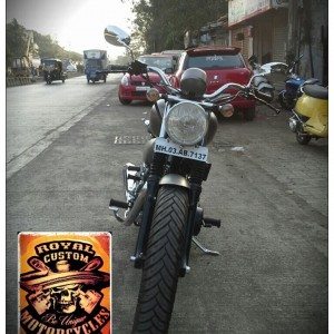 modified royal enfield thunderbird bobber images