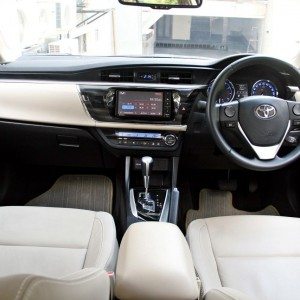 new  toyota Corolla interior