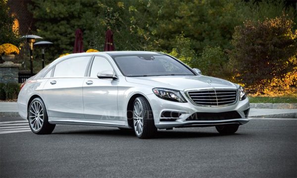 mercedes benz s maybach  extra long wheelbase pullman armored guard w