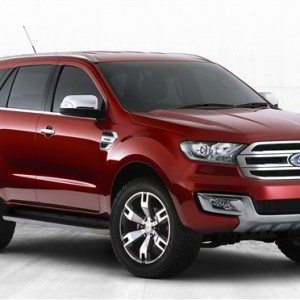 Ford Everest Left Front Three Quarter concept image